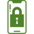 secure mobile phone icon