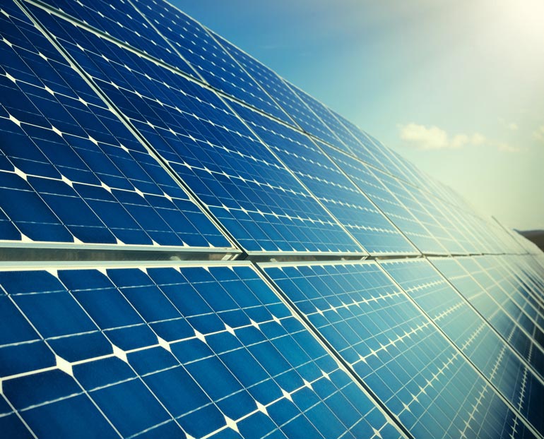 Solar panels that were leased to ag producers 