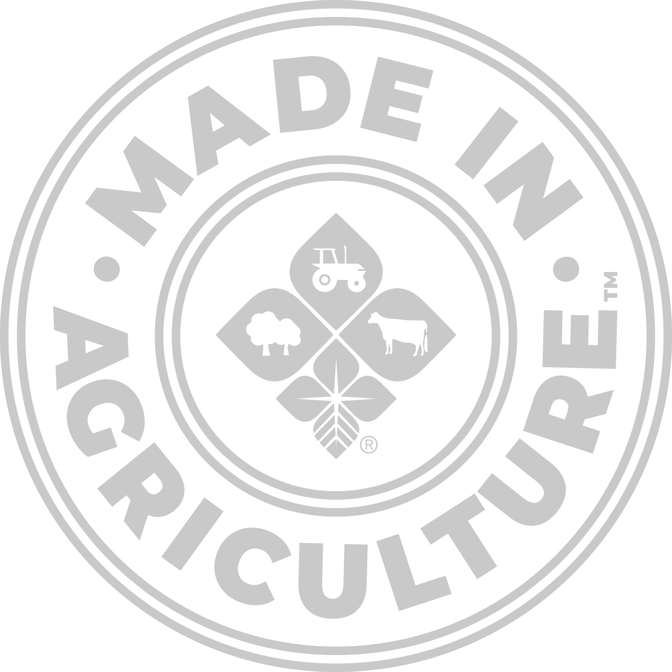 Made in Agriculture logo grey