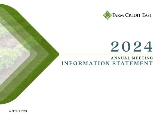 Annual meeting information statement cover