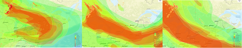 NOAA Hazard Mapping System Fire and Smoke Product